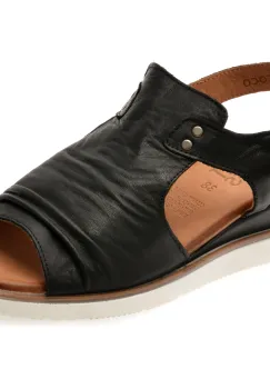Sandale PLANET negre, 30241, din piele naturala imagine