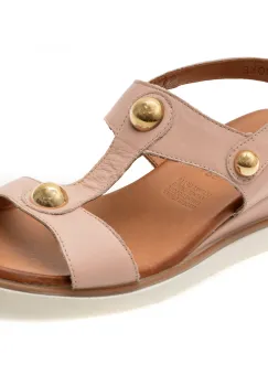 Sandale PLANET nude, 301358, din piele naturala imagine