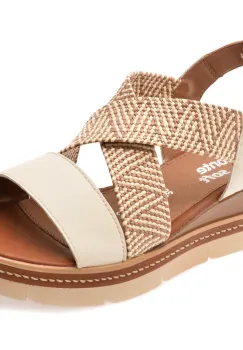 Sandale REMONTE bej, D2L54, din piele naturala imagine