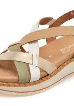 Sandale REMONTE multicolor, D3J53, din piele naturala imagine