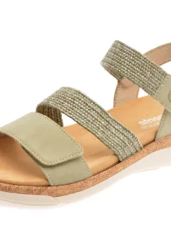 Sandale REMONTE verzi, R6861, din piele ecologica imagine
