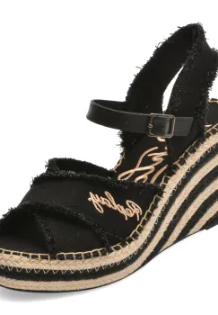 Sandale REPLAY negre, WP4G44T, din material textil imagine