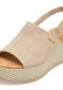 Sandale RIEKER bej, 69460, din piele ecologica imagine