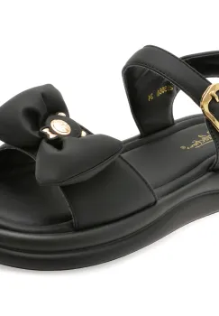 Sandale SELECTION KIDS negre, 25808, din piele ecologica imagine