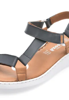 Sandale SHOOZY bleumarin, EV4041, din piele naturala imagine