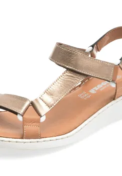 Sandale SHOOZY bronz, EV4041, din piele naturala imagine