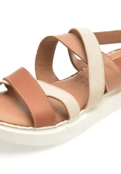 Sandale SHOOZY maro, EV4038, din piele naturala imagine