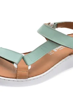 Sandale SHOOZY verzi, EV4041, din piele naturala imagine