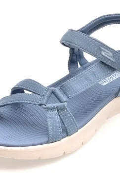 Sandale SKECHERS albastre, 141451, din material textil imagine
