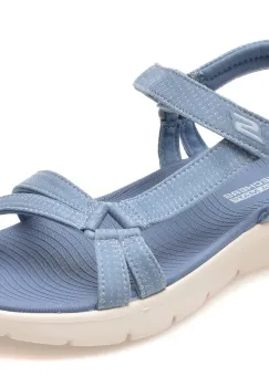 Sandale SKECHERS albastre, GO WALK FLEX, din material textil imagine