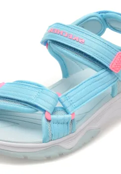 Sandale SKECHERS albastre, TREAD SEEKER, din material textil imagine