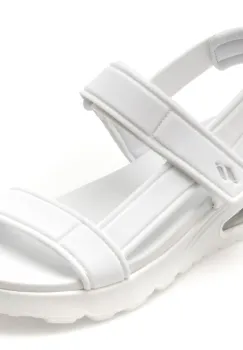 Sandale SKECHERS albe, 119813, din material textil imagine