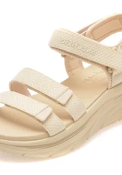 Sandale SKECHERS bej, 119828, din material textil imagine