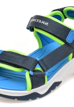 Sandale SKECHERS bleumarin, 407013L, din material textil imagine