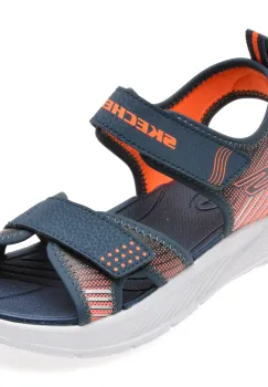 Sandale SKECHERS bleumarin, MICROSPEC-SPLASH, din piele ecologica imagine