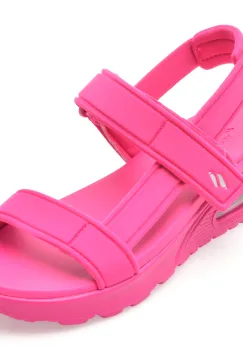 Sandale SKECHERS fucsia, 119814, din material textil imagine