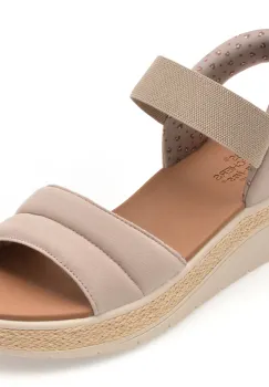 Sandale SKECHERS gri, 114413, din material textil imagine