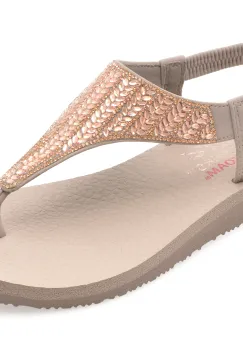 Sandale SKECHERS gri, 119774, din piele ecologica imagine