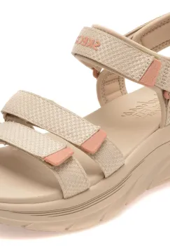 Sandale SKECHERS gri, 119826, din material textil imagine
