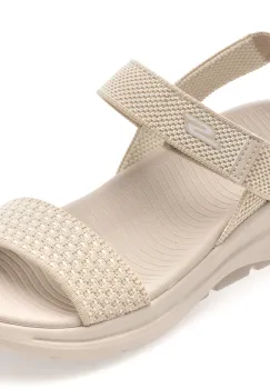 Sandale SKECHERS gri, 140264, din material textil imagine
