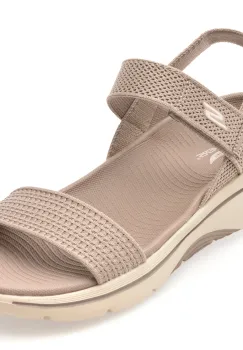Sandale SKECHERS gri, 140874, din material textil imagine