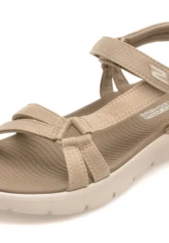 Sandale SKECHERS gri, 141451, din material textil imagine