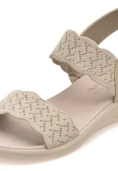 Sandale SKECHERS gri, 163165, din material textil imagine
