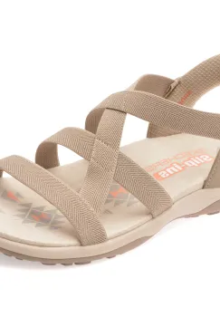Sandale SKECHERS gri, 163460, din material textil imagine