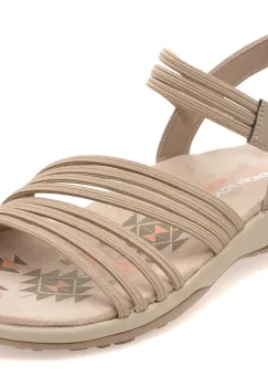 Sandale SKECHERS gri, 163573, din material textil imagine