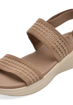 Sandale SKECHERS gri, 164090, din material textil imagine