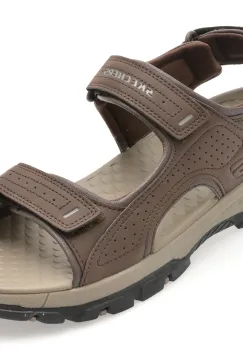 Sandale SKECHERS maro, 204105, din piele ecologica imagine