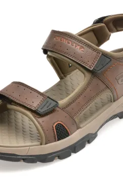 Sandale SKECHERS maro, 204106, din piele ecologica imagine
