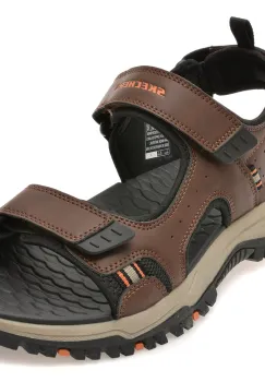 Sandale SKECHERS maro, 205139, din piele ecologica imagine