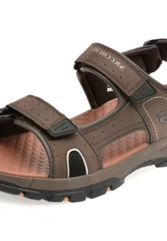 Sandale SKECHERS maro, TRESMEN, din piele ecologica imagine