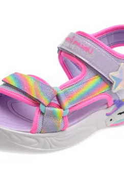 Sandale SKECHERS mov, 303107L, din material textil imagine