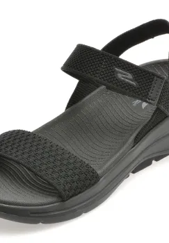 Sandale SKECHERS negre, 140264, din material textil imagine