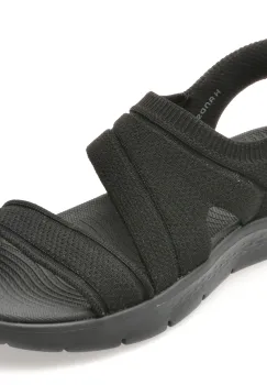 Sandale SKECHERS negre, 141482, din material textil imagine