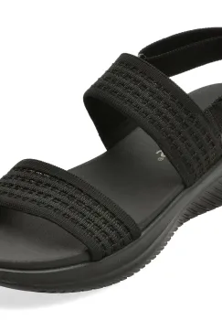 Sandale SKECHERS negre, 164090, din material textil imagine