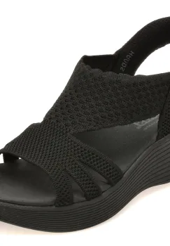 Sandale SKECHERS negre, PARALLEL LITE, din material textil imagine