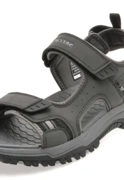 Sandale SKECHERS negre, PREWITT, din piele ecologica imagine