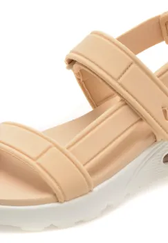 Sandale SKECHERS portocalii, 119813, din material textil imagine