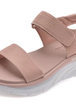 Sandale SKECHERS roz, 119226, din material textil imagine