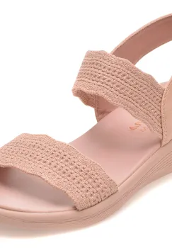 Sandale SKECHERS roz, ARYA, din material textil imagine