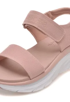 Sandale SKECHERS roz, D LUX WALKER, din material textil imagine