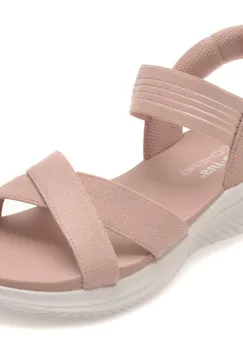 Sandale SKECHERS roz, ULTRA FLEX 3.0, din material textil imagine