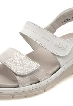 Sandale SUAVE albe, 12500, din piele naturala imagine