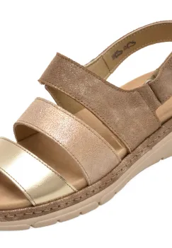 Sandale SUAVE gri, 12511, din piele intoarsa imagine