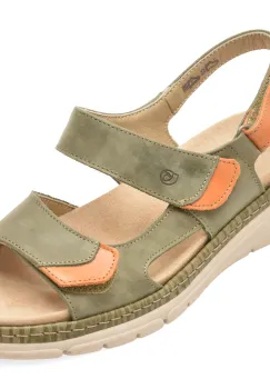 Sandale SUAVE kaki, 12501, din piele naturala imagine