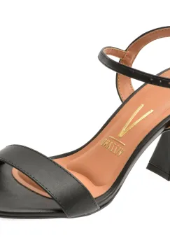 Sandale VIZZANO negre, 6517100, din piele ecologica imagine