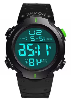 Ceas Barbatesc HONHX CS581, curea silicon, digital watch imagine